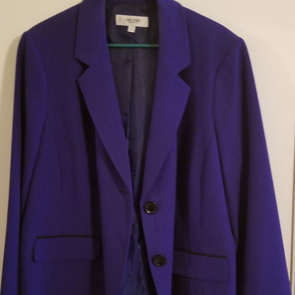 Purple Jones Studio (Dress Barn) Dress Jacket Size 20